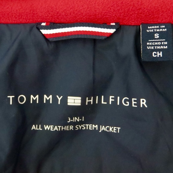 NEW! TOMMY HILFIGER 3 in 1 All Weather System Jacket Hooded Women's SZ S - Picture 13 of 16